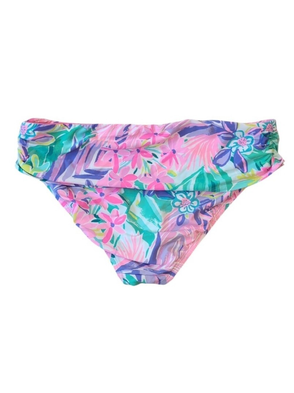 Lilly Pulitzer Tropical Floral Bikini Set with Removable Straps Size 8 - Picture 4 of 8